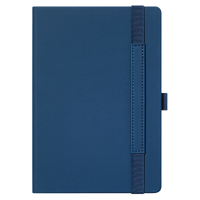 Ежедневник Альфа (Alpha) недатированный, синий/голубой