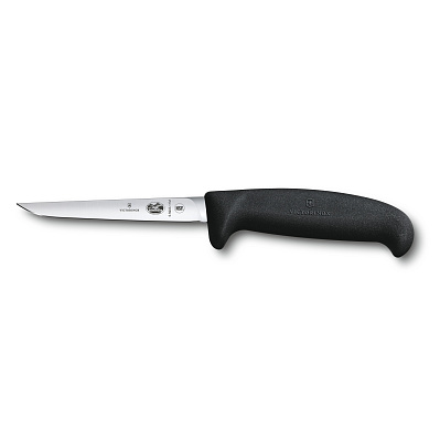 Нож для птицы VICTORINOX Fibrox с лезвием 11 см и рукоятью среднего размера, чёрный (Черный)
