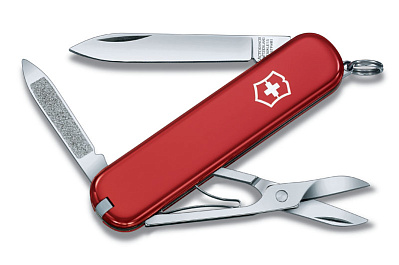 Нож перочинный VICTORINOX Ambassador 74 мм 7 функций красный