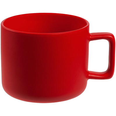 Чашка Jumbo, матовая, красная (Красный)