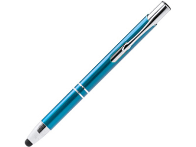 Ручка-стилус металлическая шариковая KRUGER (Голубой)