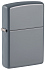 Зажигалка ZIPPO Classic с покрытием Flat Grey, латунь/сталь, серая, глянцевая, 38x13x57 мм - Фото 1