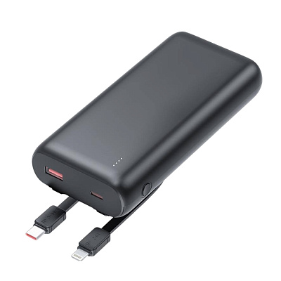 Внешний аккумулятор Goliath с быстрой зарядкой (до 22,5W), 20000 mAh, черный (Чёрный)