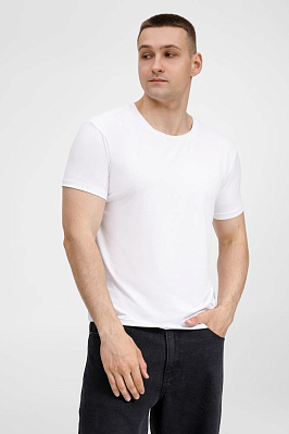 Футболка унисекс Senti, красная (Белый)