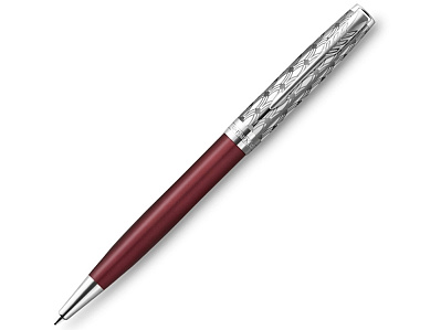 Ручка шариковая Parker Sonnet (Красный, серебристый)