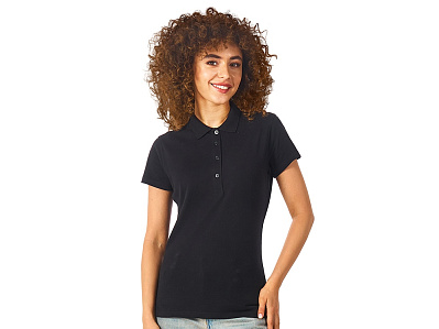 Рубашка поло First 2.0 женская (Черный)
