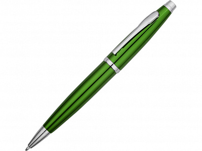 Ручка металлическая шариковая Сан-Томе (Зеленый/серебристый)