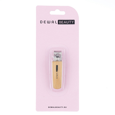 Книпсер Dewal Beauty с бамбуковой ручкой, 6 см