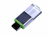 USB 2.0- флешка промо на 16 Гб прямоугольной формы, выдвижной механизм - Фото 1