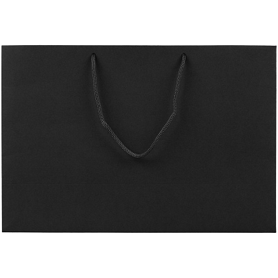 Пакет бумажный Ample Thin M, черный