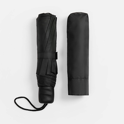 Зонт складной Basic, ver.2, черный