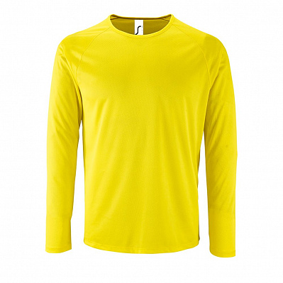 Футболка с длинным рукавом Sporty LSL Men желтый неон (Желтый)