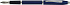 Перьевая ручка Cross Century II Blue lacquer, синий лак с отделкой родием, перо М - Фото 1