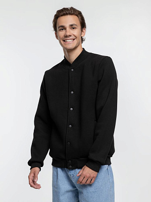 Бомбер Graduate, белый (Чёрный)