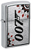 Зажигалка ZIPPO James Bond™ с покрытием Brushed Chrome, латунь/сталь, серебристая, 38x13x57 мм - Фото 1