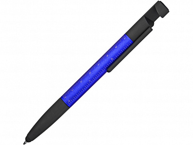 Ручка-стилус пластиковая шариковая Multy (Синий/черный)