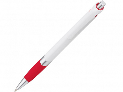 Шариковая ручка с противоскользящим покрытием MOLLA (Красный)