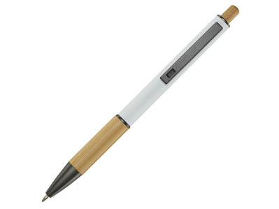 Ручка шариковая из переработанного алюминия Darius (Белый)