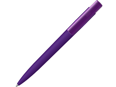 Ручка металлическая шариковая RECYCLED PET PEN PRO K transparent GUM soft-touch (Фиолетовый)