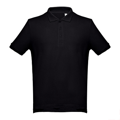 Рубашка-поло мужская ADAM 195 (Черный)