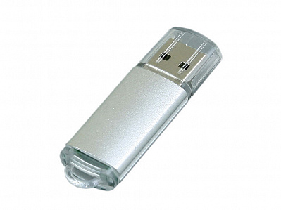 USB 3.0- флешка на 64 Гб с прозрачным колпачком (Серебристый)