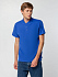 Рубашка поло мужская Spring 210, ярко-синяя (royal) - Фото 5