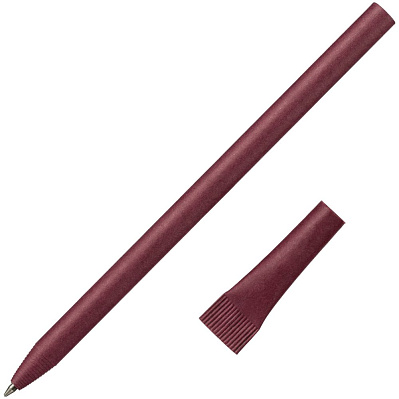 Ручка шариковая Carton Plus, бордовая (Бордовый)