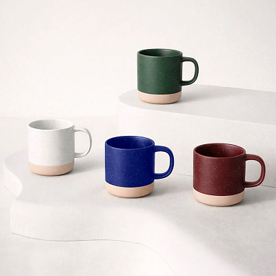 Кружка Marina, тёмно-зелёная