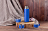 Набор подарочный "Алтай": термос, 3 кружки, покрытие пудра, синий - Фото 4
