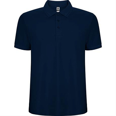 Футболка поло PEGASO PREMIUM мужская, ЧЕРНЫЙ L (Морской синий)