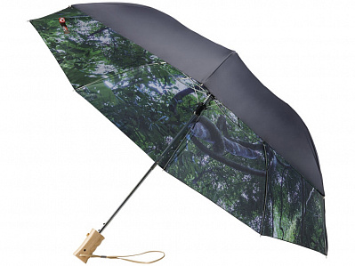 Зонт складной Forest (Черный/разноцветный)