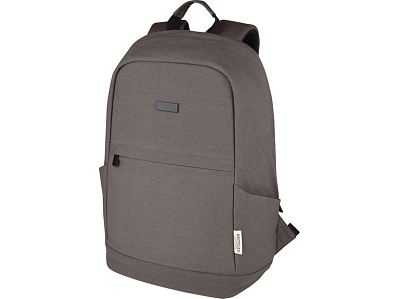 Противокражный рюкзак Joey для ноутбука 15,6 из переработанного брезента (Серый)