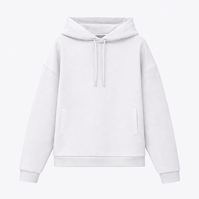 Худи релакс унисекс Баланс (Balance), с начесом , размер 3XL/4XL (Белый)