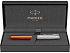 Ручка-роллер Parker Sonnet Essentials Orange SB Steel CT - Фото 9