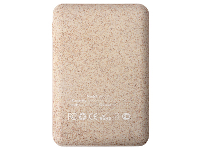 Внешний аккумулятор Wheatty из пшеничной соломы, 5000 mAh