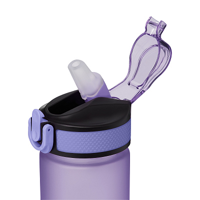 Бутылка для воды Flip mini, сиреневая