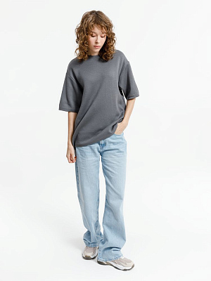 Джемпер с коротким рукавом Siluetti Volumica, серый