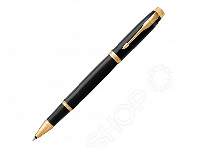 Ручка роллер Parker IM Core Black GT (Черный глянцевый/золотистый)