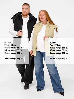 Жилет унисекс Sfera, черный