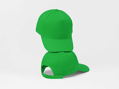 Бейсболка Poly (Зеленый)