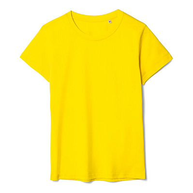 Футболка женская T-bolka Lady, желтая (Желтый)