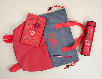 Ручка шариковая "Trade", покрытие soft touch, красный