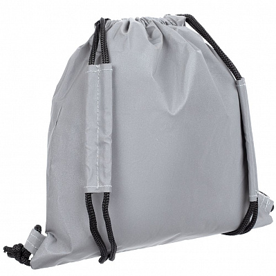 Детский рюкзак-мешок Manifest из светоотражающей ткани  (Серый)