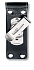 Чехол на ремень VICTORINOX для ножей 111 мм толщиной 3 уровня, с поворотной клипсой, кожаный, чёрный - Фото 1