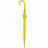 Зонт-трость с пластиковой ручкой, механический; желтый; D=103 см; 100% полиэстер 190 T - Фото 3