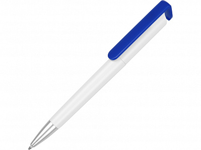 Ручка-подставка Кипер (Белый/синий/серебристый)