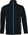 Куртка мужская Nova Men 200, черная с ярко-голубым - Фото 1