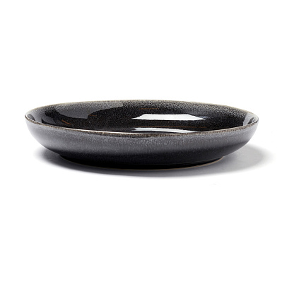 Глубокая тарелка VINGA Nomimono, d31 см (Черный;)