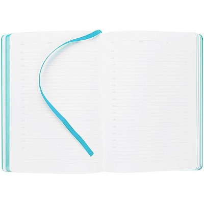 Ежедневник New Factor, недатированный, бирюзовый