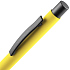 Ручка шариковая Atento Soft Touch, желтая - Фото 4